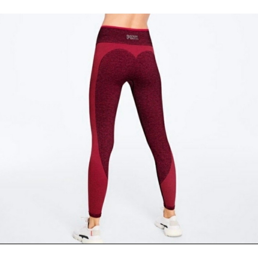 PINK Victoria's Secret Red Seamless Leggings